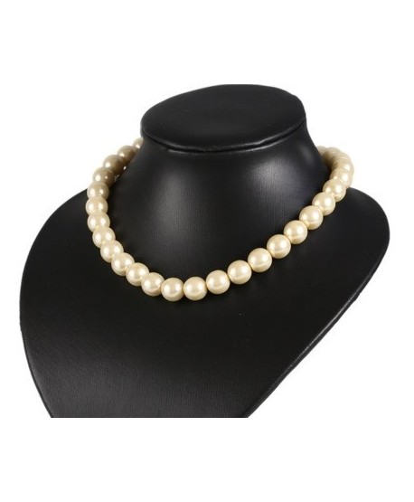 Bransoletka z czarnej szlifowanej perły