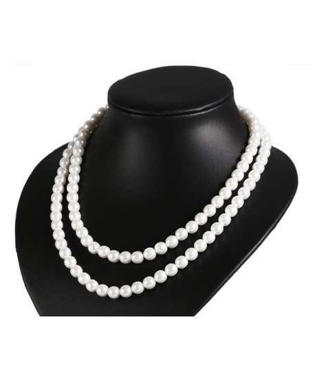 Bransoletka z czarnej szlifowanej perły