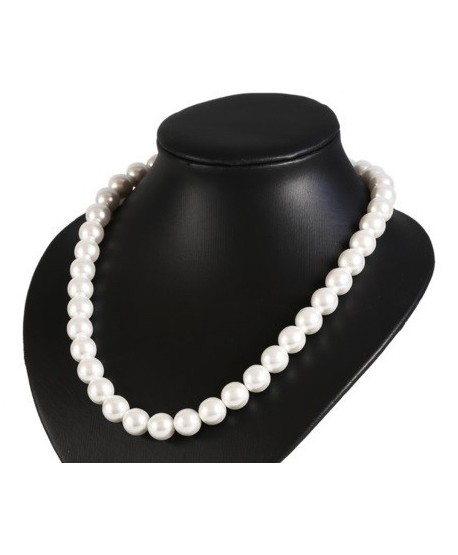 Korale biała perła