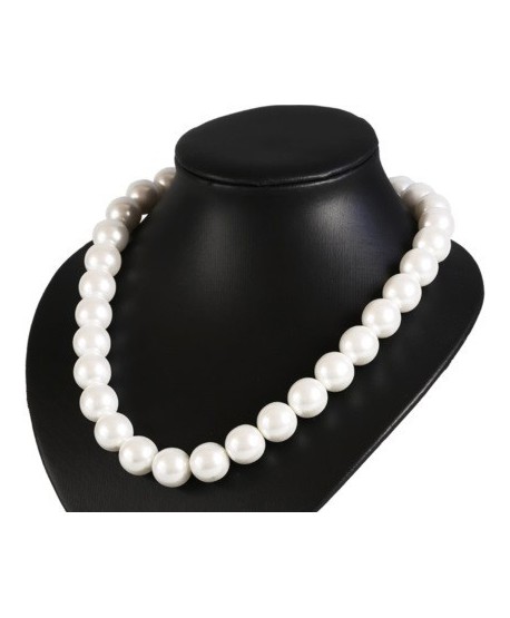 Korale biała perła