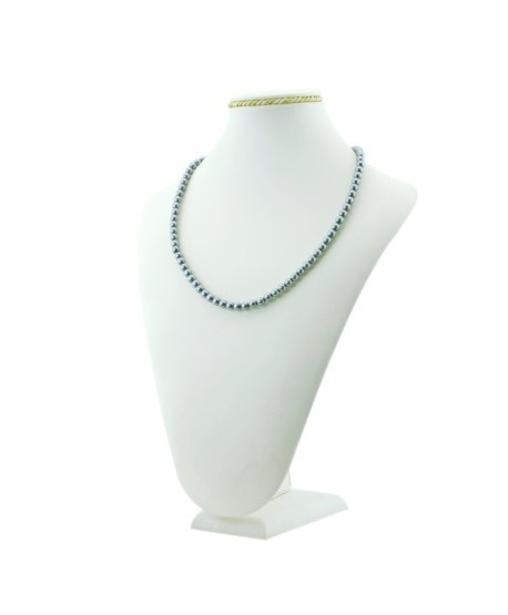 Bransoletka z czarnej szlifowanej perły