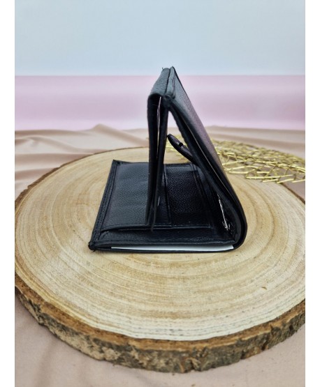 Portfel męski skórzany pionowy z bykiem