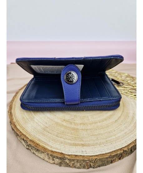 Portfel ekoskóra pojemny na zamek