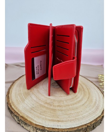 Portfel damski pakowny ekoskóra na zamek