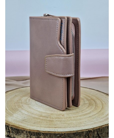 Portfel damski pakowny ekoskóra na zamek