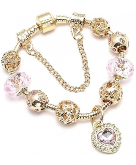 Bransoletka modułowa z sercem