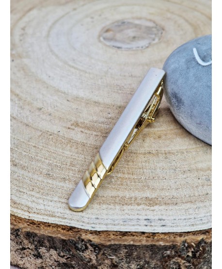 Spinka do krawata złoto-srebrna