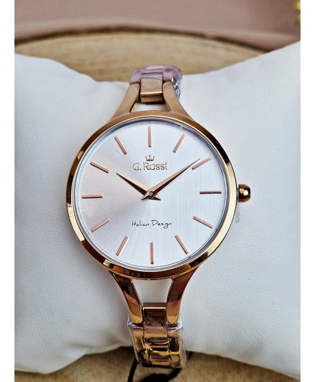 Zegarek damski Gino Rossi różowe złoto