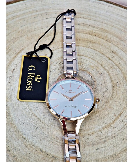 Zegarek damski Gino Rossi różowe złoto