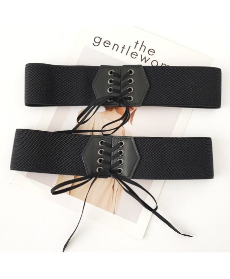 Czarny pasek al'a gorset