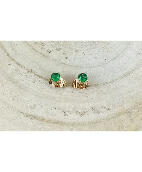 Kolczyki stal cyrkonie na sztyfcie różne - 0,4 cm