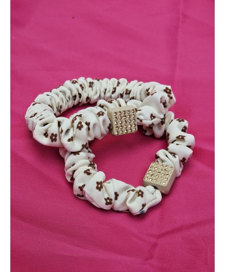 Zestawy gumeczek do włosów w kwiatuszki z ozdobą