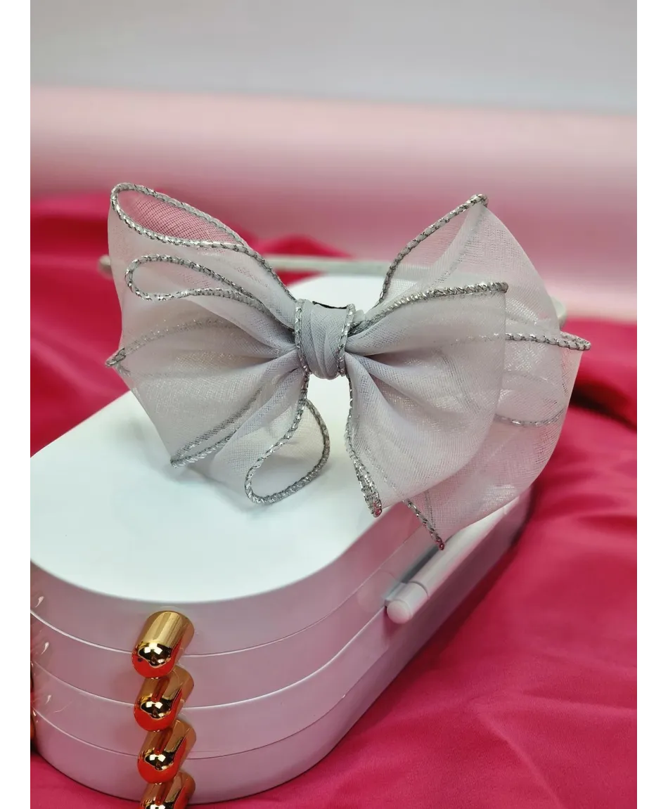 Opaski do włosów z szyfonową kokardą Opaski do włosów z szyfonową kokardą