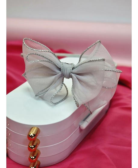 Opaski do włosów z szyfonową kokardą