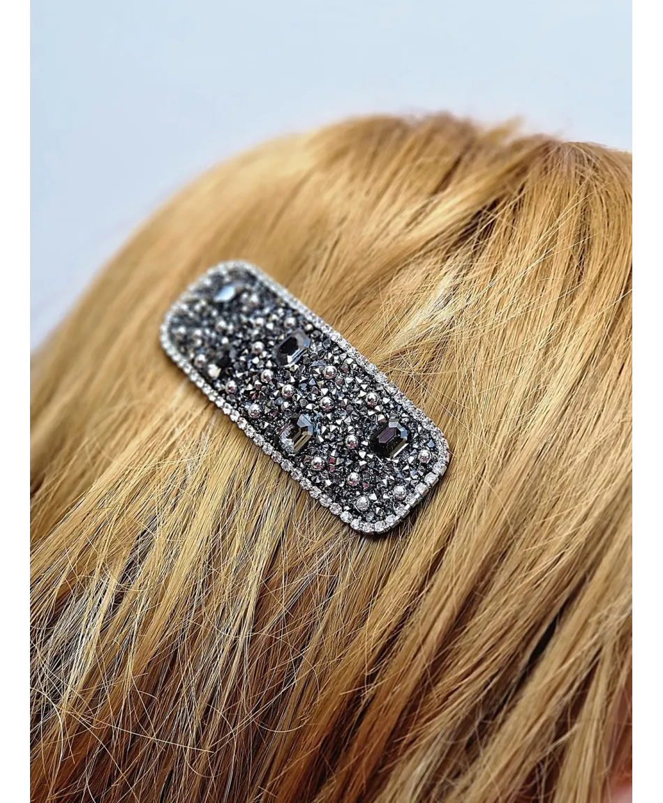 Ozdobne spinki do włosów z kryształkami