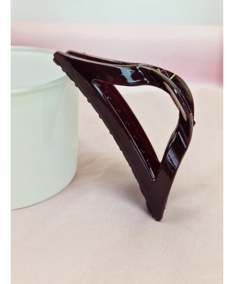 Spinki klamry do włosów duże trójkątne