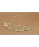 Diadem srebrny korona Diadem srebrny korona