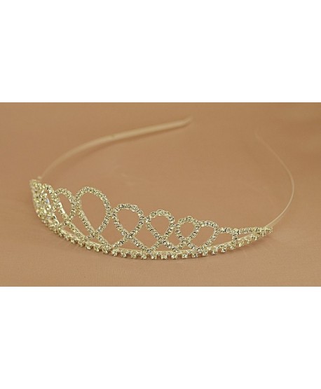 Diadem srebrny korona