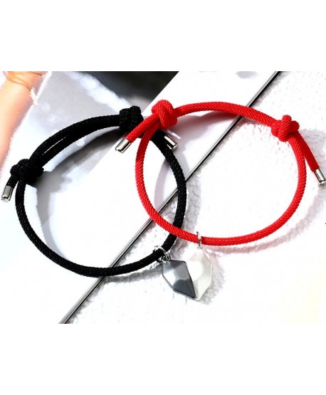 Bransoletki przyjaźni magnetyczne serca