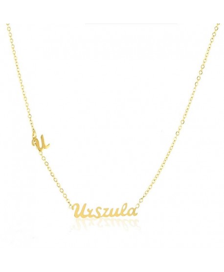 Celebrytka stal z imieniem Urszula z literką