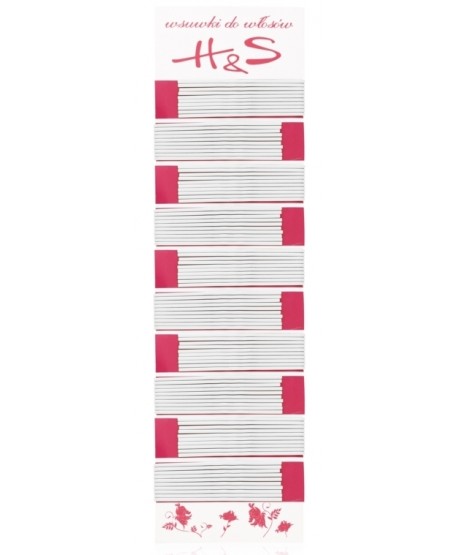 Wsuwki długie 6 cm  kolory