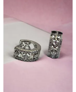 Kolczyki stal srebrne kółeczka