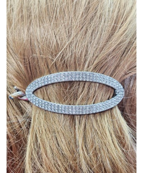 Spinki ozdobne dżetowe owalne