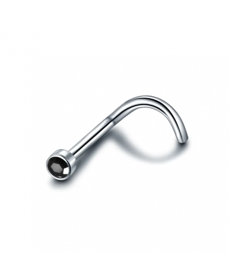 Kolczyki do nosa zakręcone - pigmeje