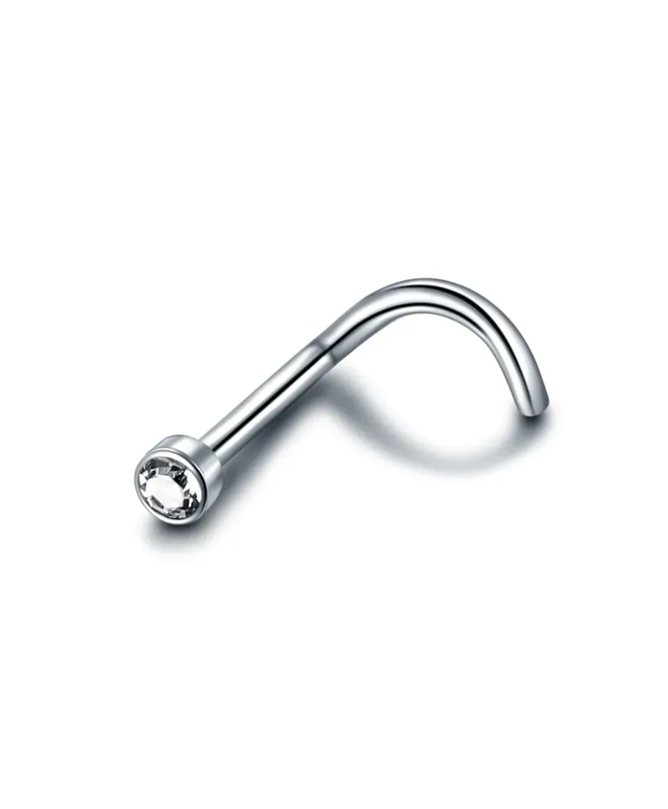 Kolczyki do nosa zakręcone - pigmeje