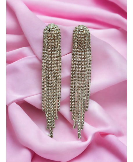 Kolczyki dżetowe srebrne stopniowane