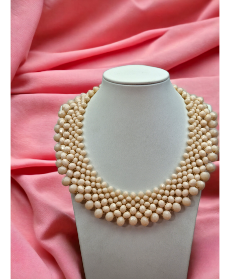 Naszyjnik z kolczykami typu kołnierz