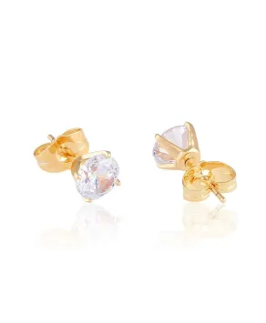 Kolczyki cyrkonie w złocie