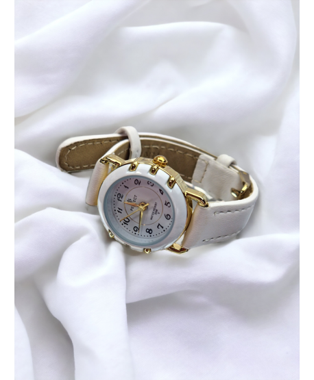 Zegarek Perfect dla dziewczynki biały komunijny