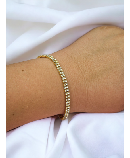 Bransoletki złote dżetowe 1-5-rzędowe