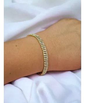 Bransoletki złote dżetowe 1-5-rzędowe