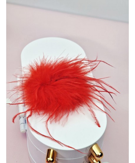 Broszki przypinki puchate w kolorach