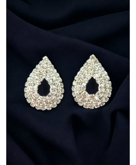 Kolczyki srebrne łezki