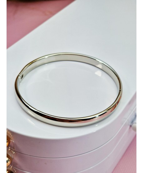 Bransoletka stal sztywna gładka