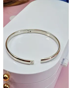 Bransoletka stal sztywna gładka