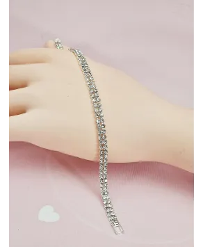 Bransoletki srebrne dżetowe 1-5-rzędowe