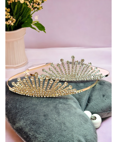 Diadem korona srebrna lub złota