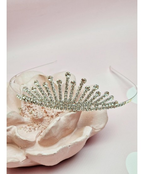Diadem korona srebrna lub złota