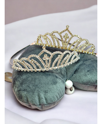 Diadem korona srebrna