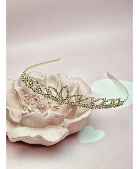 Diadem korona srebrna lub złota