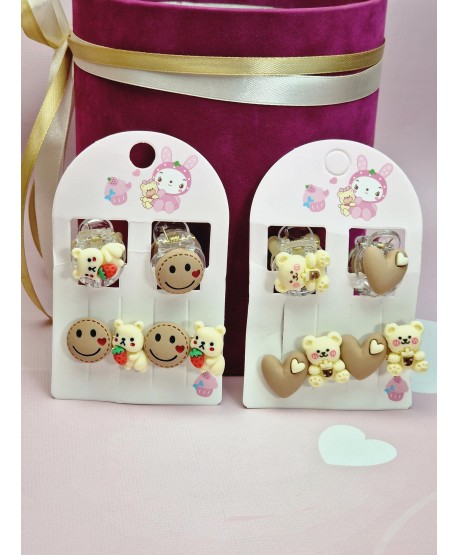 Spineczki dziecięce z misiami- komplecik