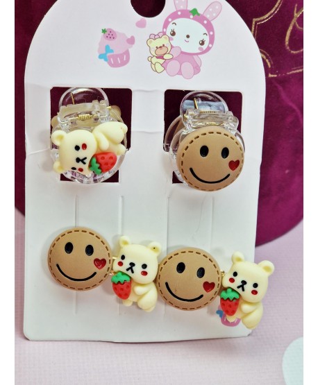 Spineczki dziecięce z misiami- komplecik