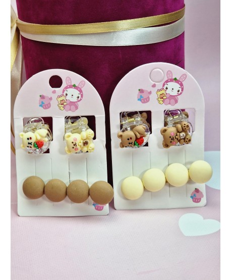 Spineczki dziecięce z misiami- komplecik