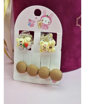 Spineczki dziecięce z misiami- komplecik