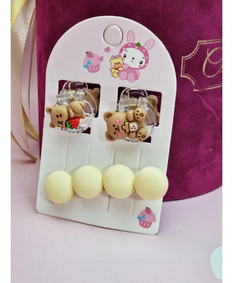 Spineczki dziecięce z misiami- komplecik