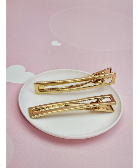 Spinka złota typu klips